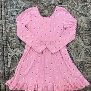 NWOT Jcrew Girl’s Pink Floral Long sleeve Dress